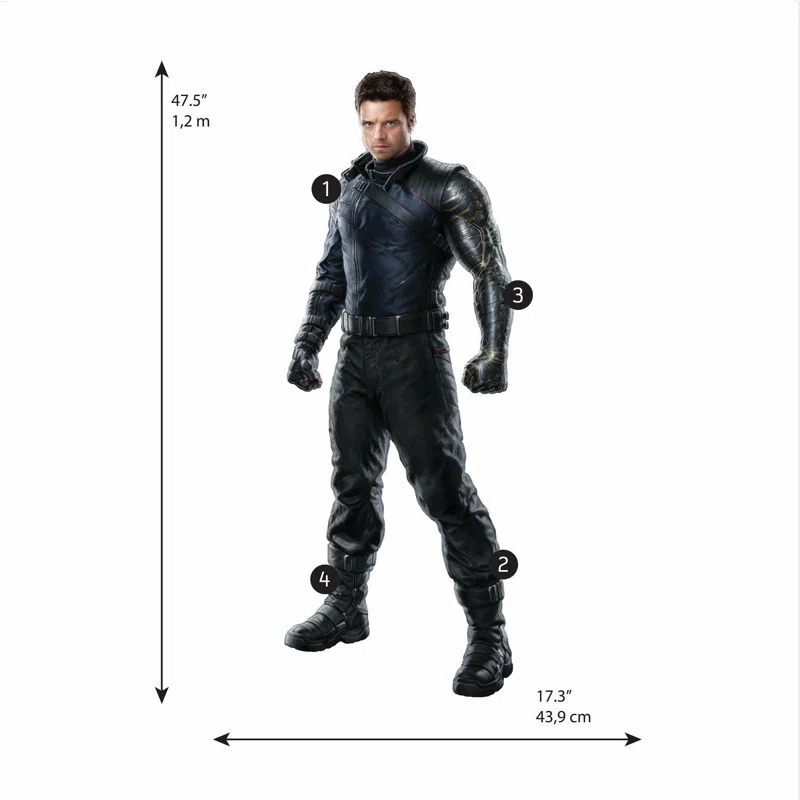 Room Mates Entertainment Non-Wall Damaging Wall Decal