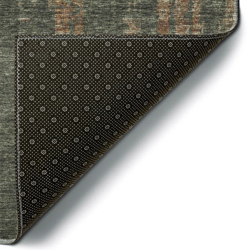 Chenille Abstract Rug