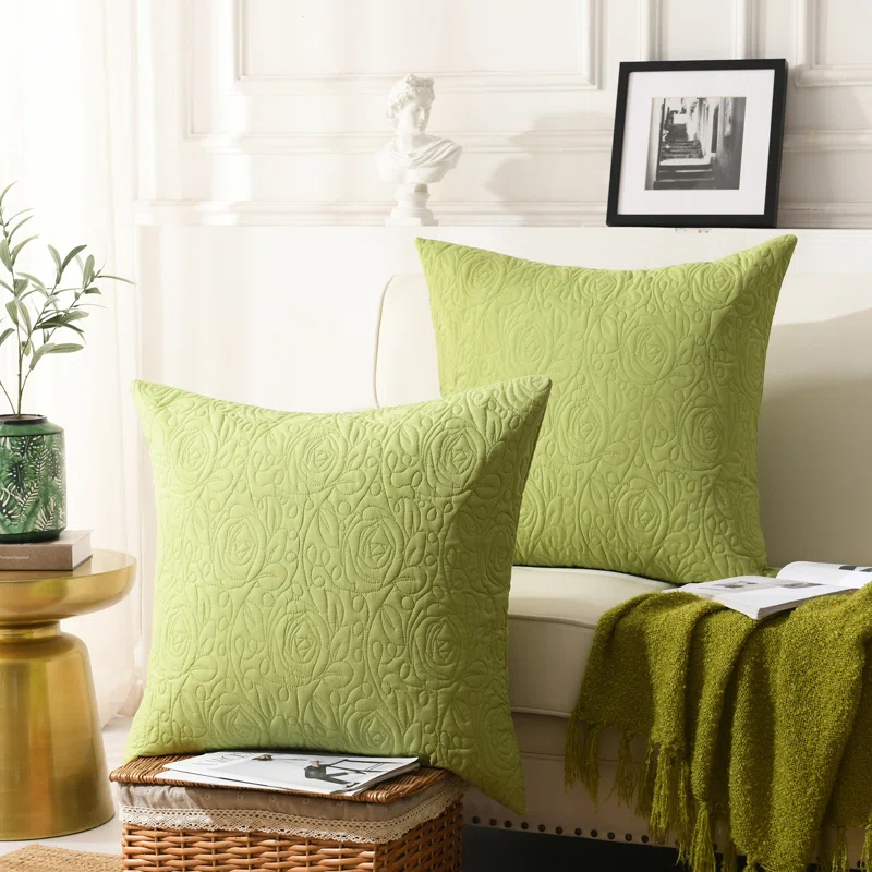 MarCielo Embroidered Pillow Cover