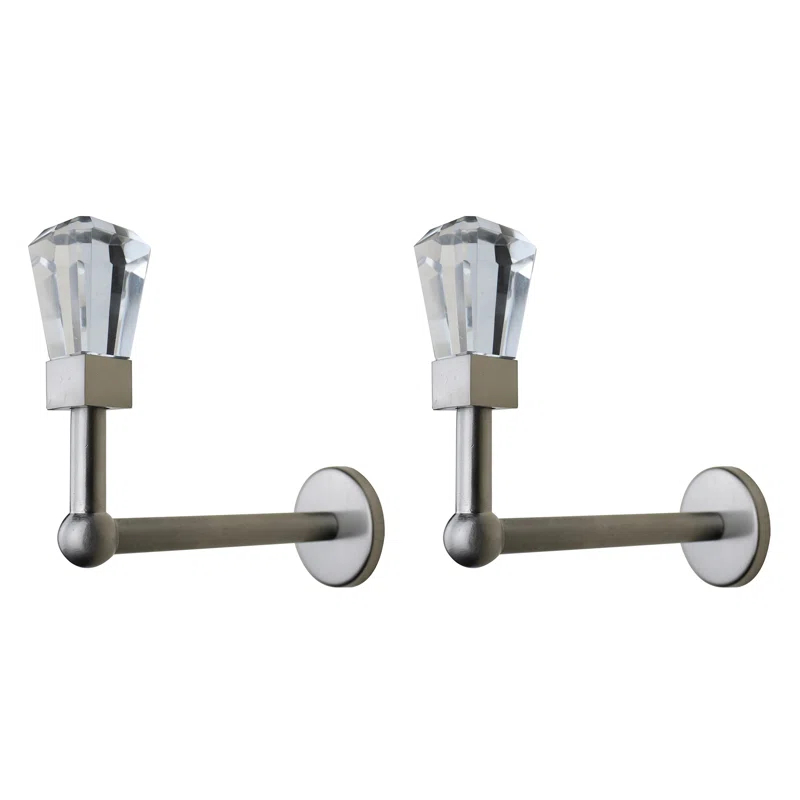Midland Crystal Curtain Holdback (Set of 2)