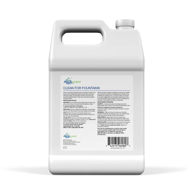 CLEAN For Fountains No Power Source Required / Manual Cleaner