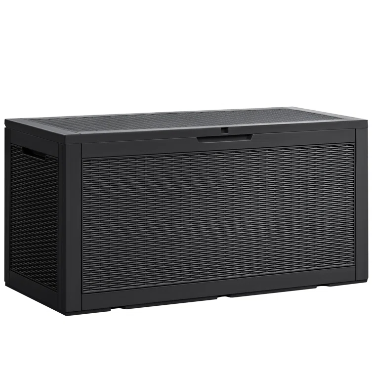 GUNJI GUNJI 100 Gallon Water Resistant Resin Lockable Deck Box