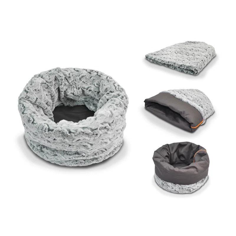 Snuggle Bed Convertible Pet Bed