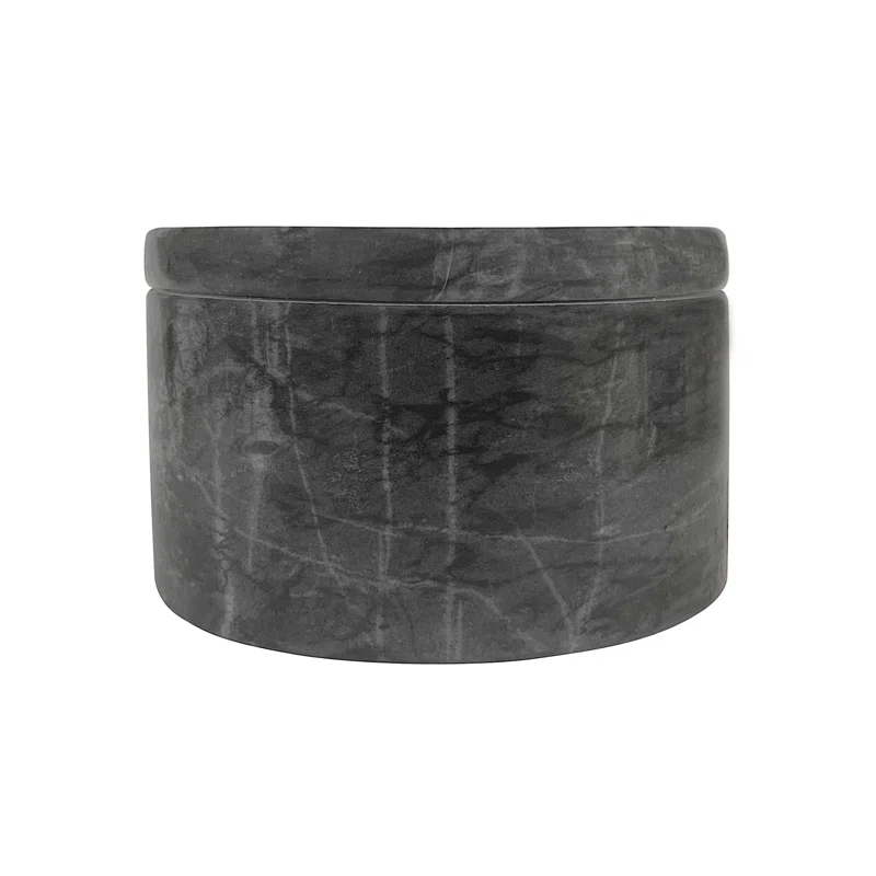 Fox Run Brands Fox Run Marble Double Salt Cellar, Black