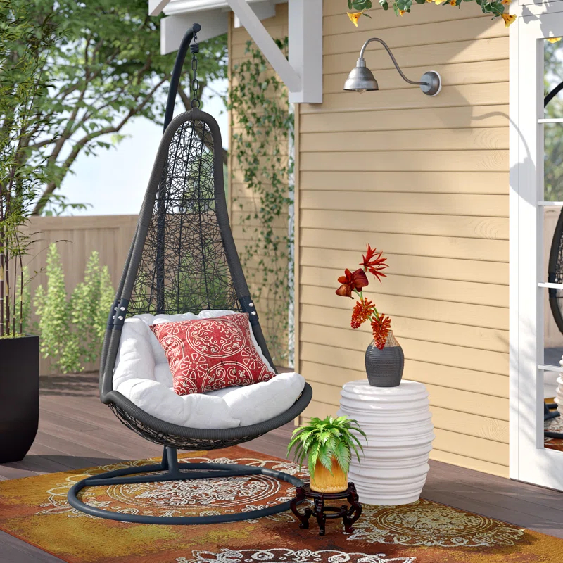 Modway Modway Abate Wicker Rattan Outdoor Patio Swing Chair