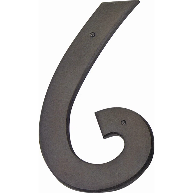 Atlas Homewares Mission 5-1/2" H Surface Mount House Number