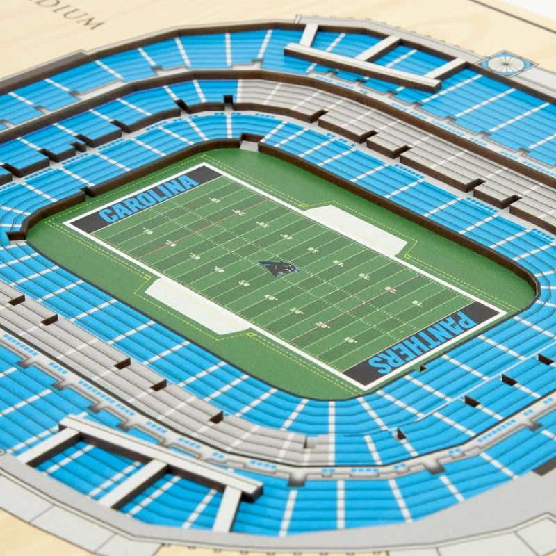 YouTheFan NFL 5-Layer Stadiumview Wall Art
