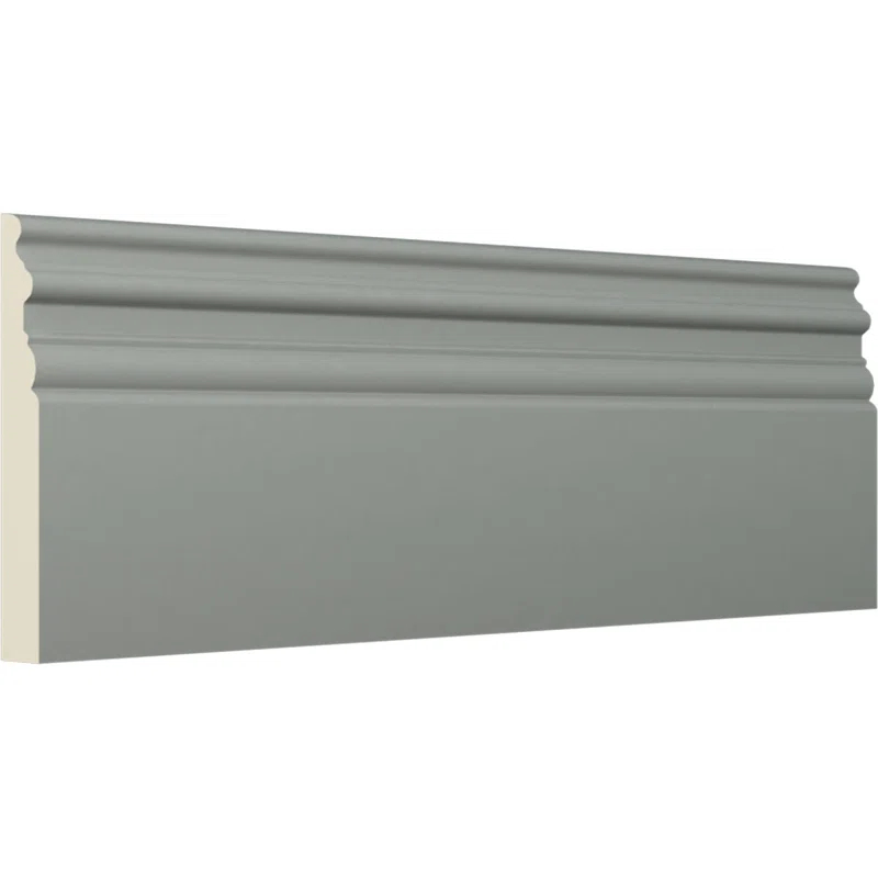 7 3/8"H x 1"P x 94 1/2"L Hillsborough Baseboard Moulding (8-Pack)