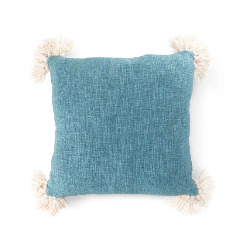 Park Hill Collection Embroidered Cotton Throw Pillow