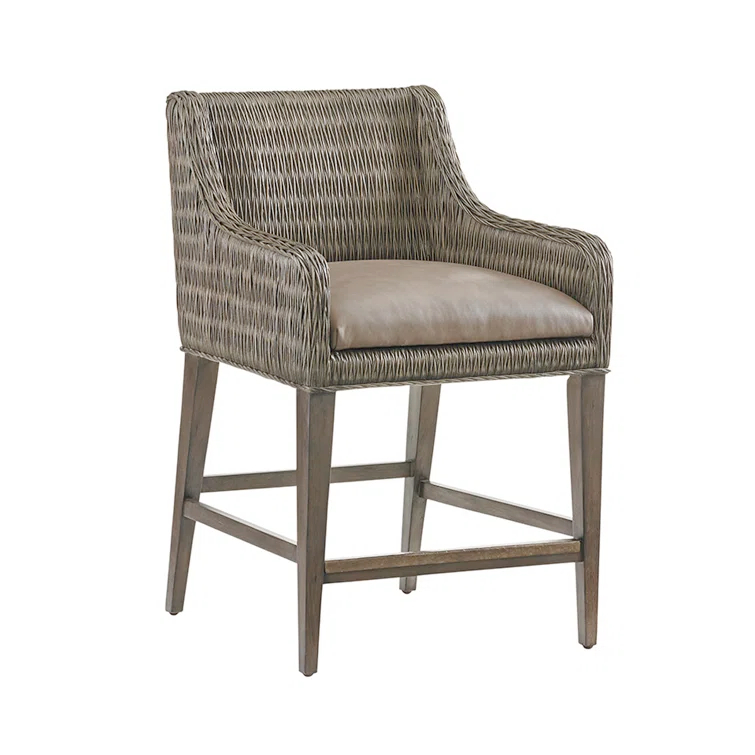 Tommy Bahama Home Cypress Point Upholstered Counter Stool