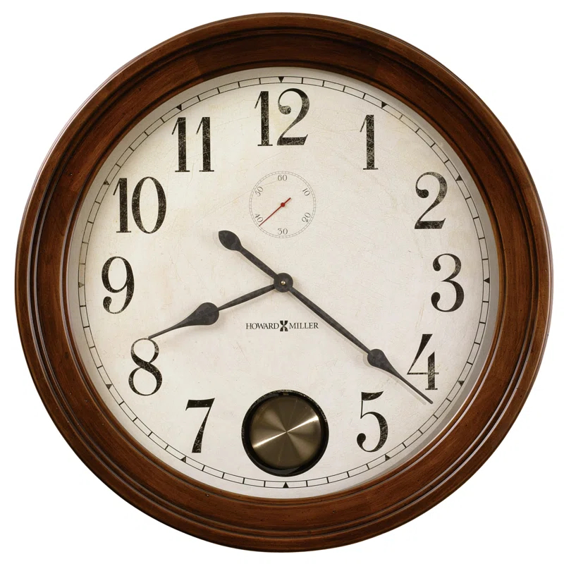 Howard Miller® Auburn Wood Wall Clock