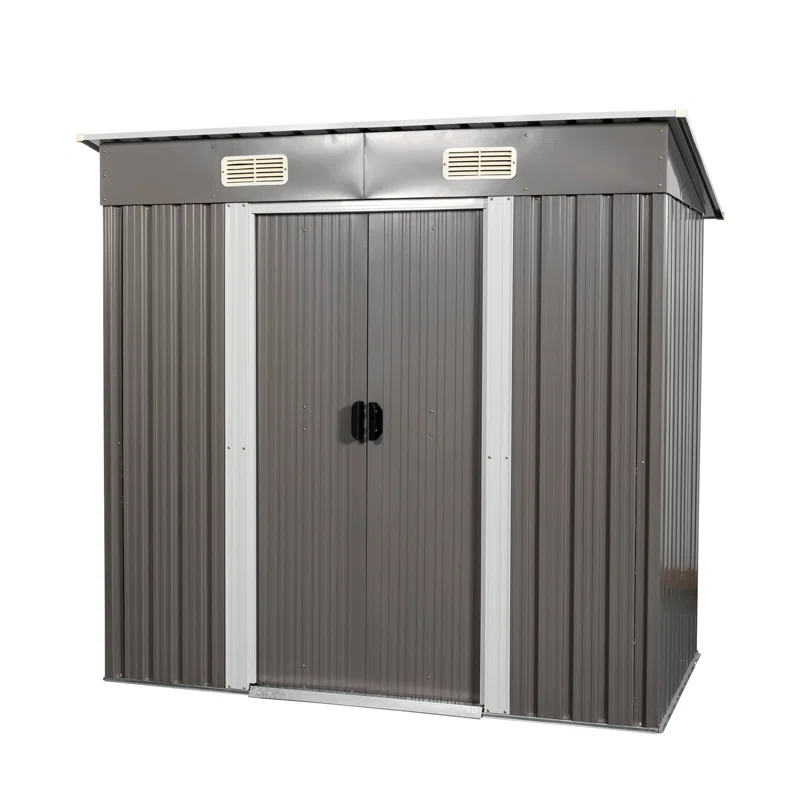 wendeway 6Ft X 4Ft Outdoor Metal Storage Shed