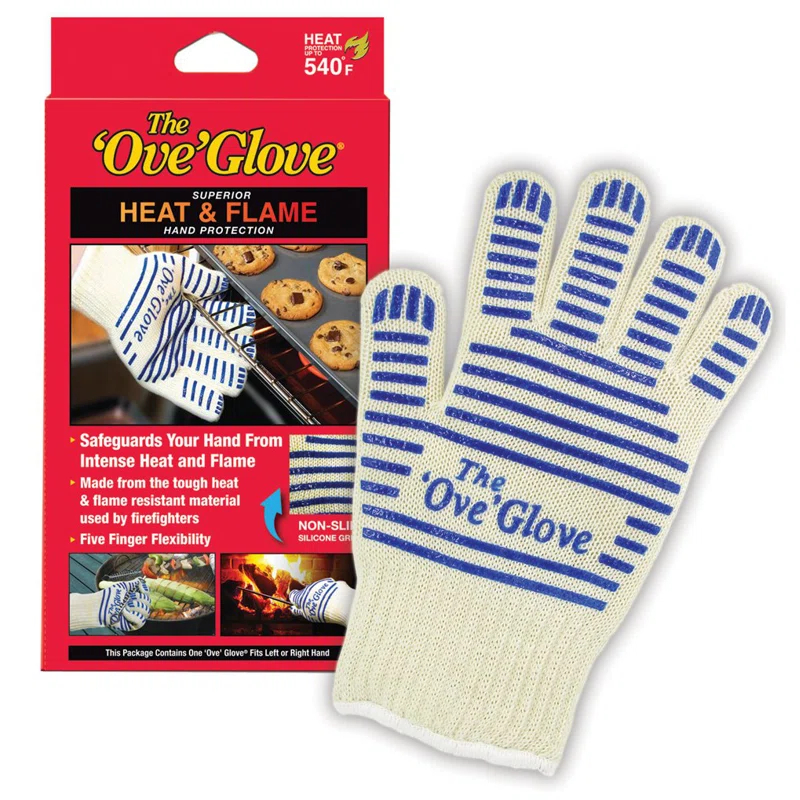 Joseph Enterprises Joseph Enterprises Striped Synthetic Fiber Oven Glove