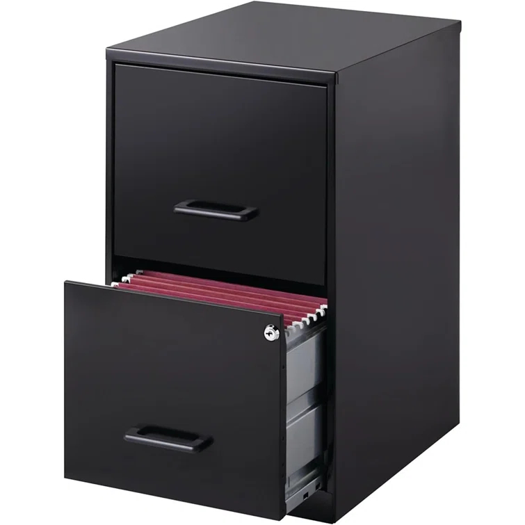 Lorell Soho 14.3'' Wide 2 -Drawer Steel File Cabinet