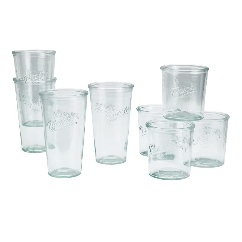 Mason Craft & More 8pk Glass Tumbler Set