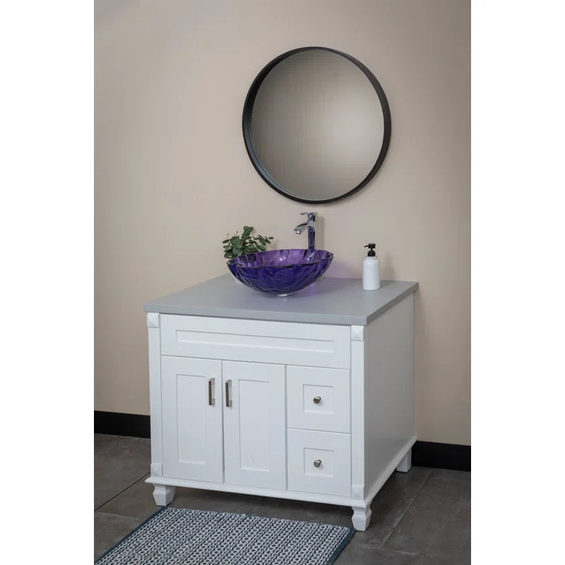 Eden Terrazzo 31'' Stone Single Bathroom Vanity Top