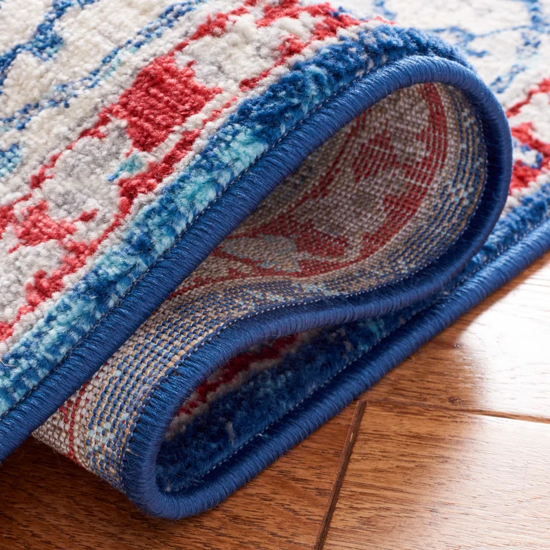 Kelly Clarkson Home Camila 851 Area Rug In Navy / Red