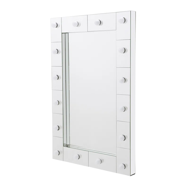 Montreal Glass Flat LED Wall Mirror