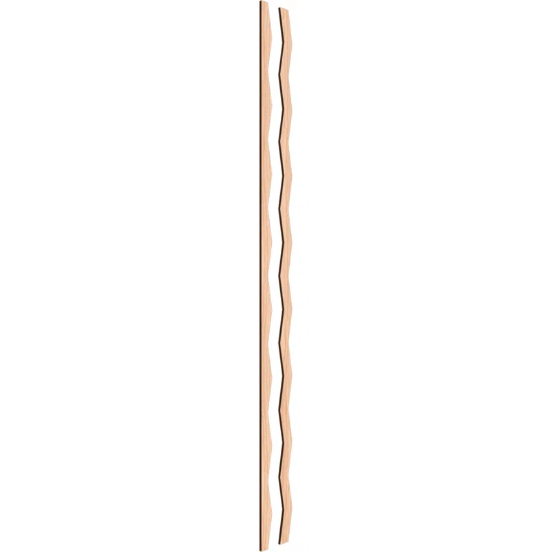 Eastport Adjustable Wood Decorative Slat Wall Panel Kit