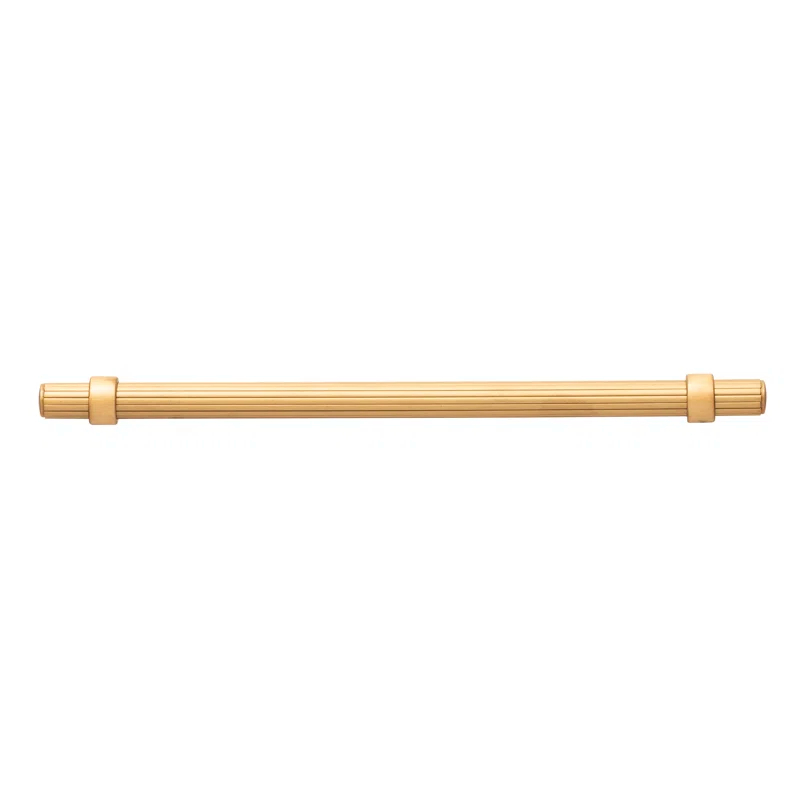 Sinclaire Brushed Golden Brass Bar Pull with Mounting Hardware