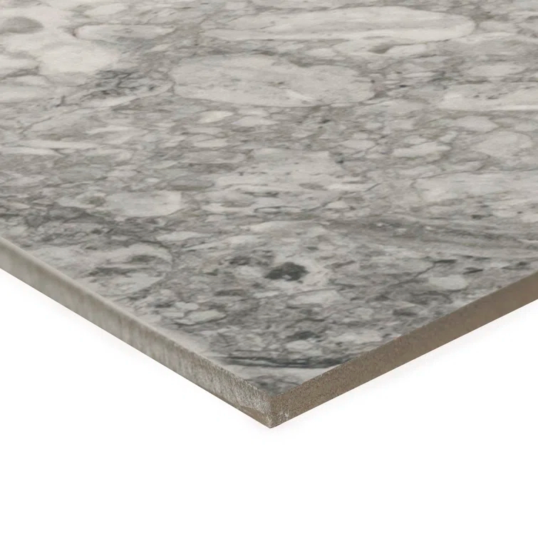 Ackland Zola 24 in. x 24 in. Matte Porcelain Marble Look Floor and Wall Tile