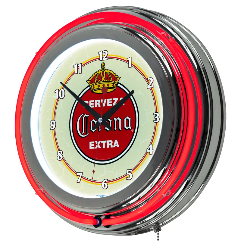 Trademark Global Glass Wall Clock