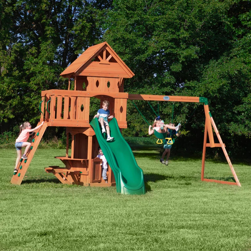 Backyard Discovery Woodland All Cedar Swing Set