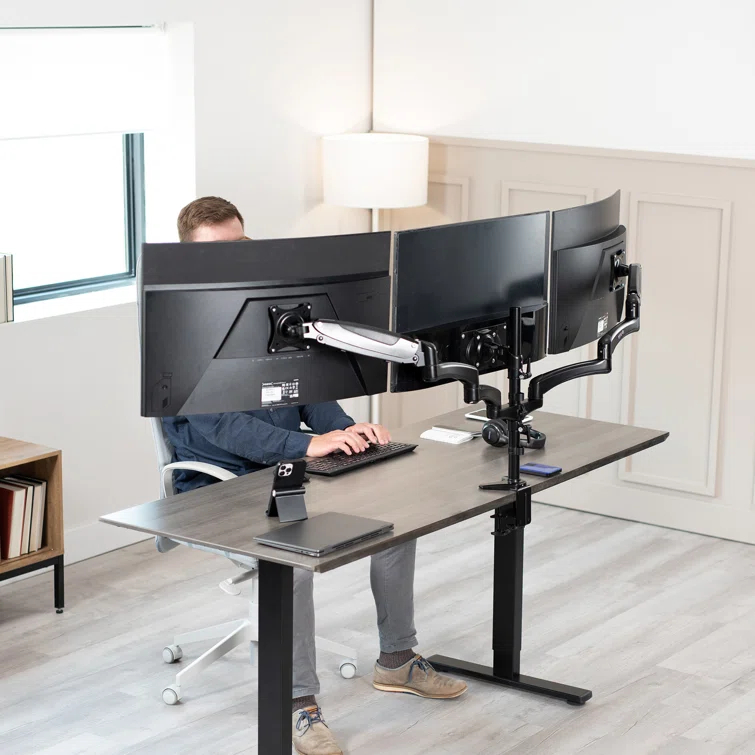 Vivo VIVO Triple Monitor Desk Mount, Screens up to 32", STAND-V300G