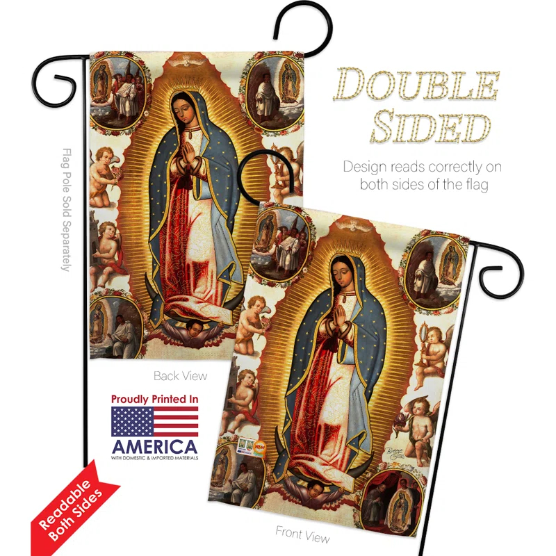 Breeze Decor Double Sided 18.5'' H x 13'' W Burlap Easter Garden Flag