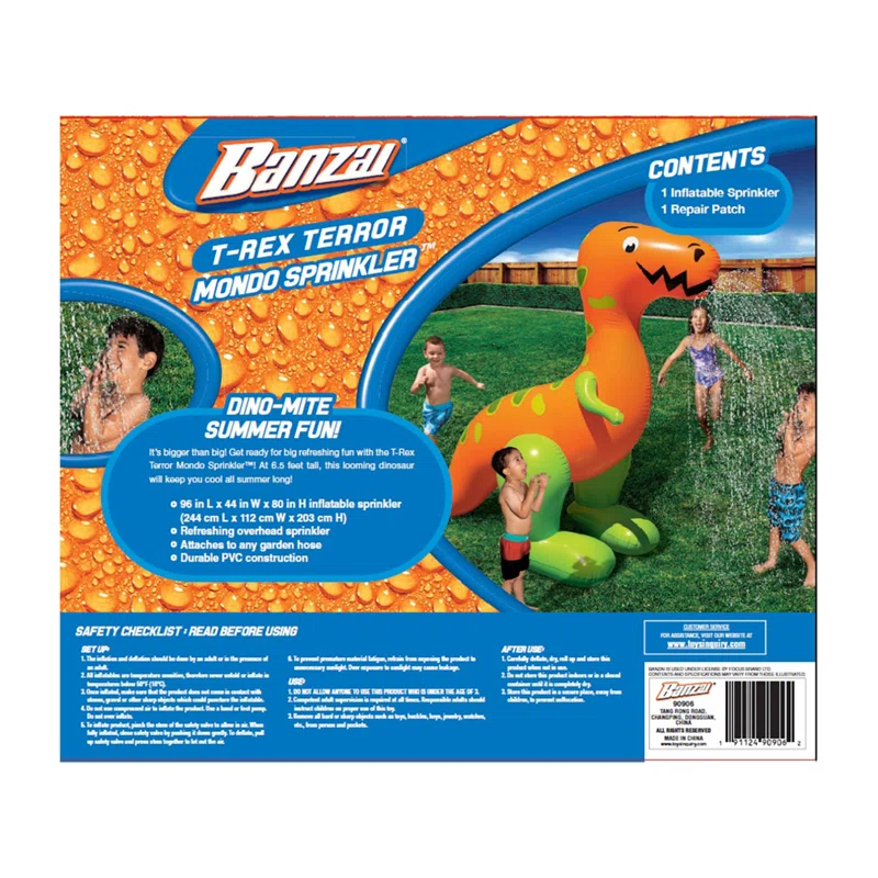 Banzai Banzai Vinyl Kids Sprinkler