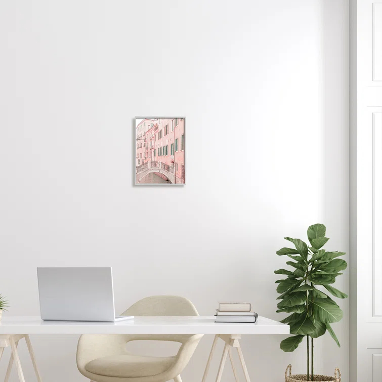 Stupell Industries City Canal Bridge Photography On Wood by Erin Marie Photograph | Wayfair