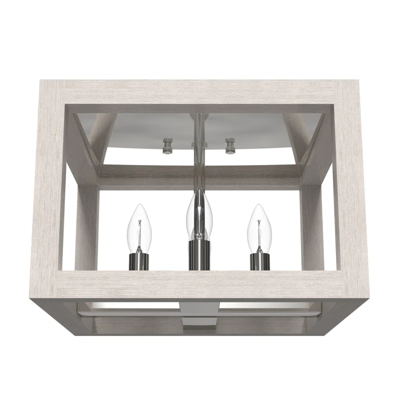 Hunter Fan Squire Manor 4 Light Flush Mount Ceiling Light Fixture