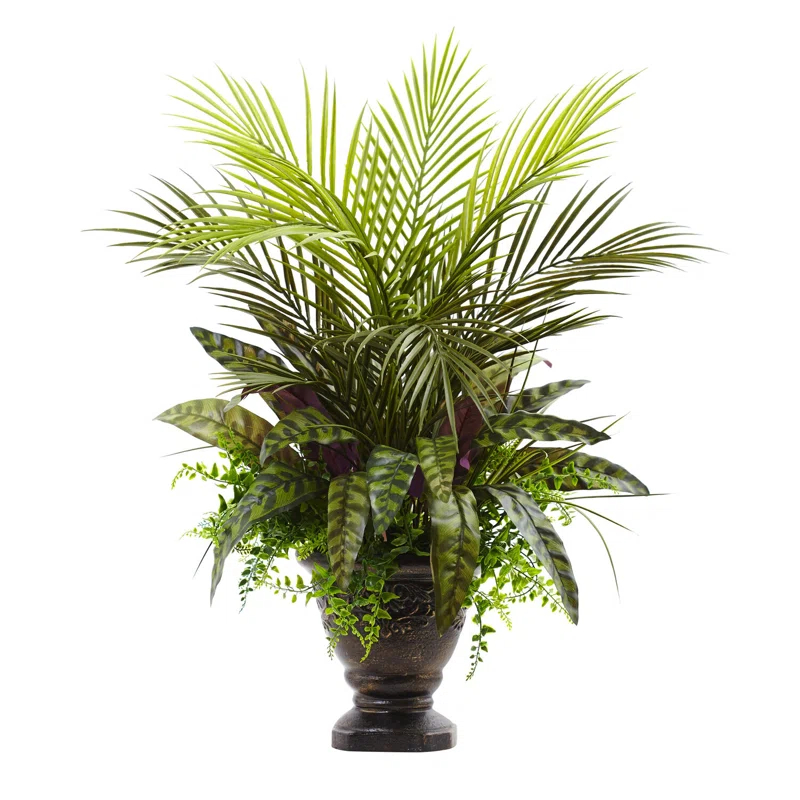 Fleur De Lis Living 27'' Faux Fern Plant in Planter