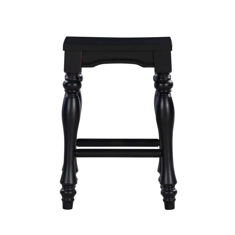 Clemente Counter Stool with Solid Wood Frame