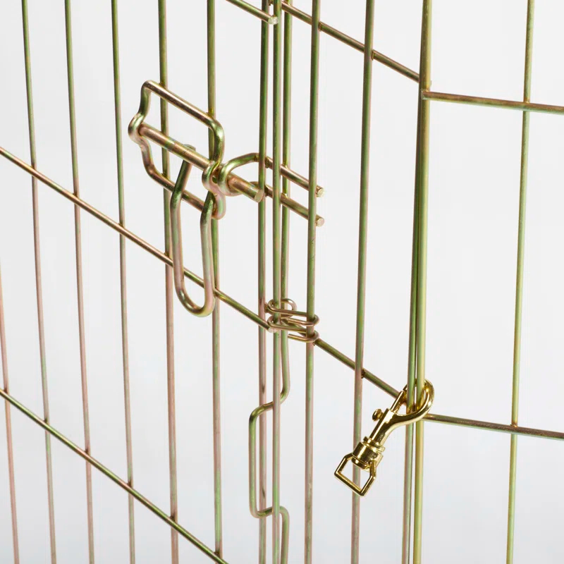 Midwest Homes For Pets MidWest Homes for Pets Gold Zinc Exercise Pen/Pet Playpen with Door