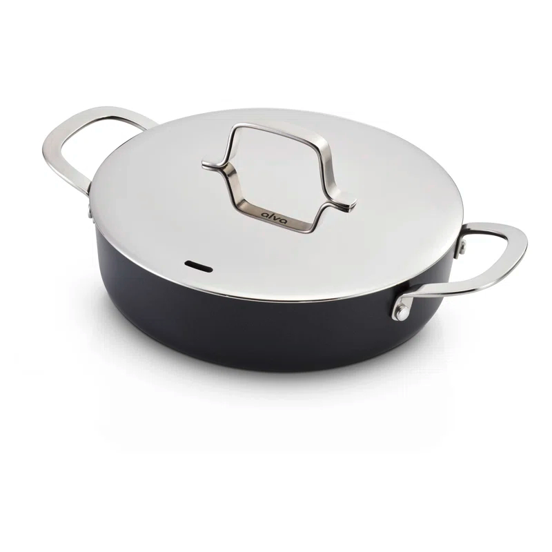 Alva Alva Maestro 3.5 Qt. Premium Nonstick Ceramic Frying Pan with Lid - Non Toxic and Oven Safe