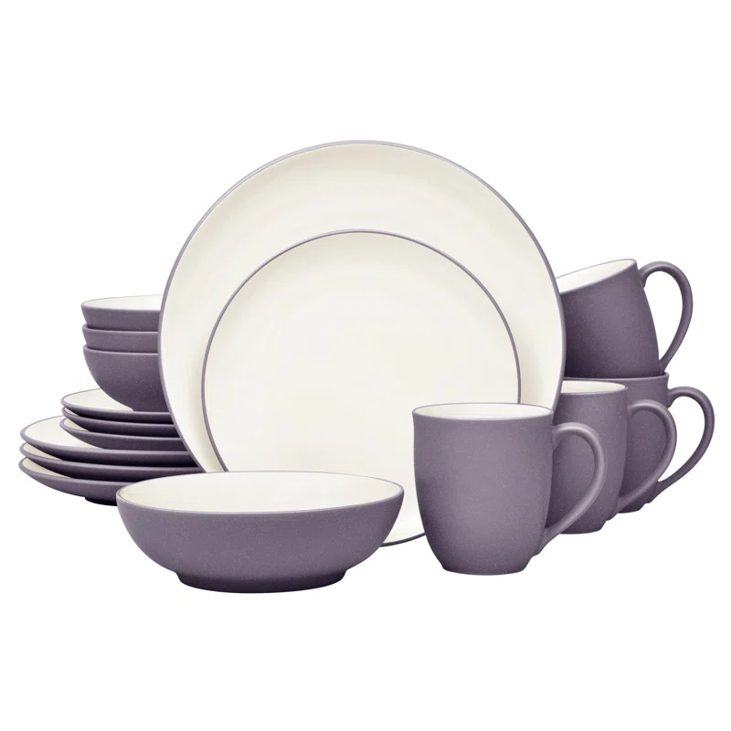 Noritake Noritake Colorwave 16-Piece Coupe Dinnerware Set, Service for 4