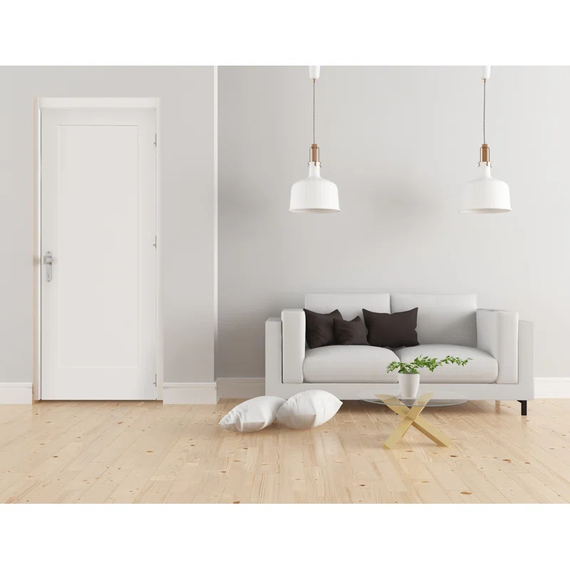 Paneled Wood Primed Standard Door