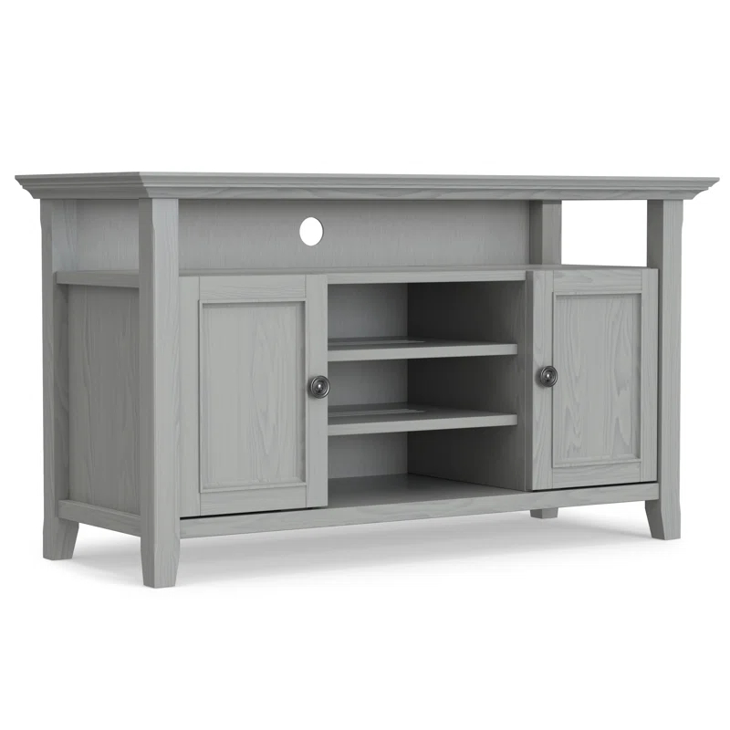 Simpli Home Amherst SOLID WOOD TV Media Stand  For TVs up to 60 inches
