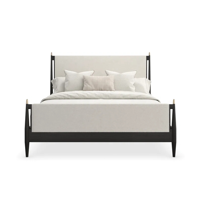 Caracole Modern Rhythm Upholstered Standard Bed