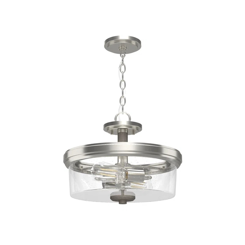 Hunter Fan River Mill 2 Light 15" Semi Flush Mount
