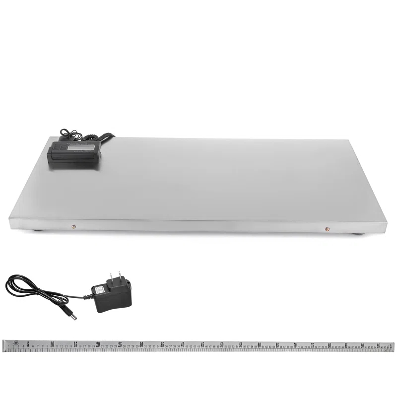 VEVOR 1100Lbs x 0.2Lbs Digital Livestock Scale Large Pet Vet Scale Stainless Steel