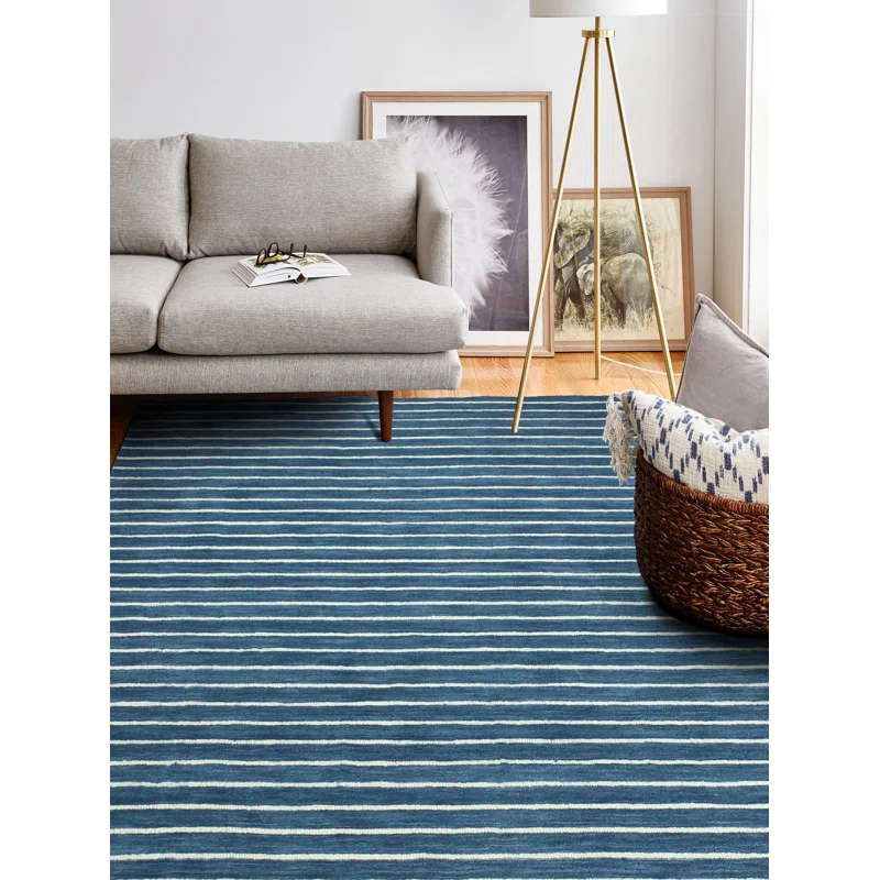 Darya Home Wool Striped Indoor Rug