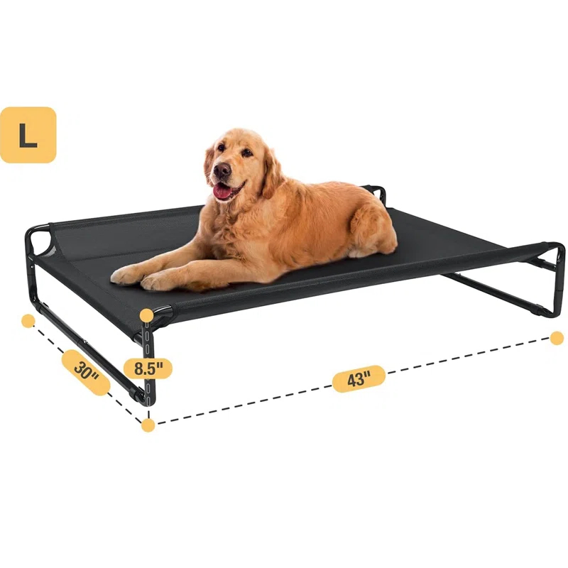 Tucker Murphy Pet™ Outdoor Raised Cots Bed For Large Dogs