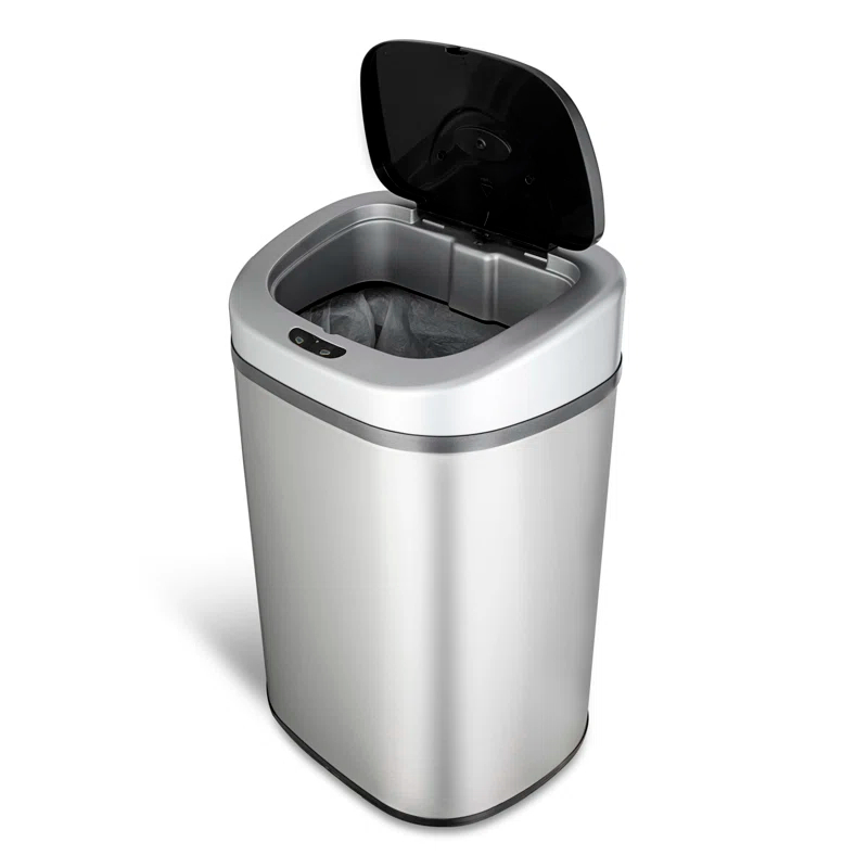 NineStars Nine Stars 21 Gallon Stainless Steel Motion Sensor Trash Can