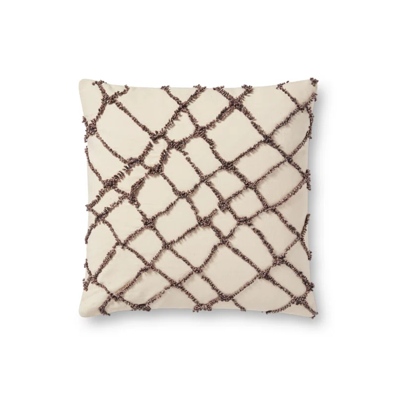 Geometric Cotton Throw Pillow