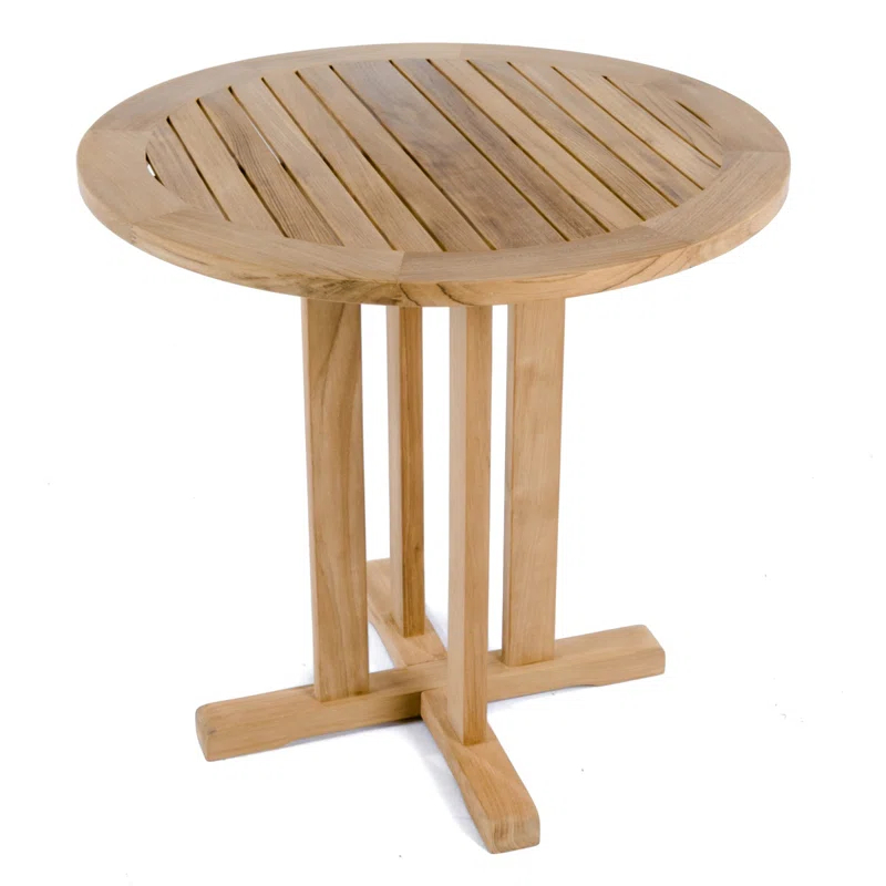 Westminster Teak Westminster Teak Round Teak Outdoor Bistro Table