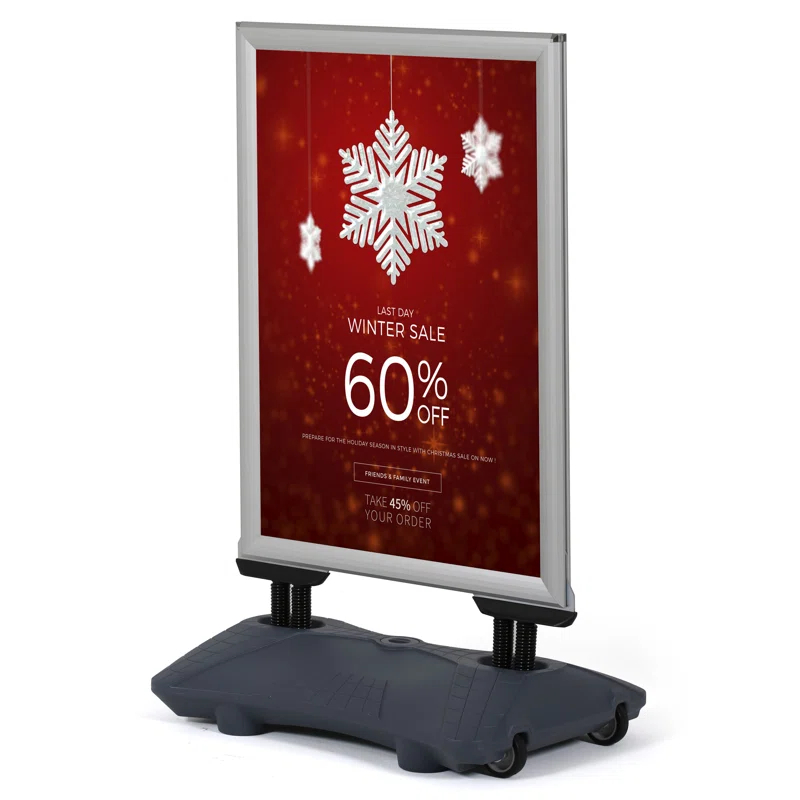 MT Displays Pavement Sidewalk Sign Holder