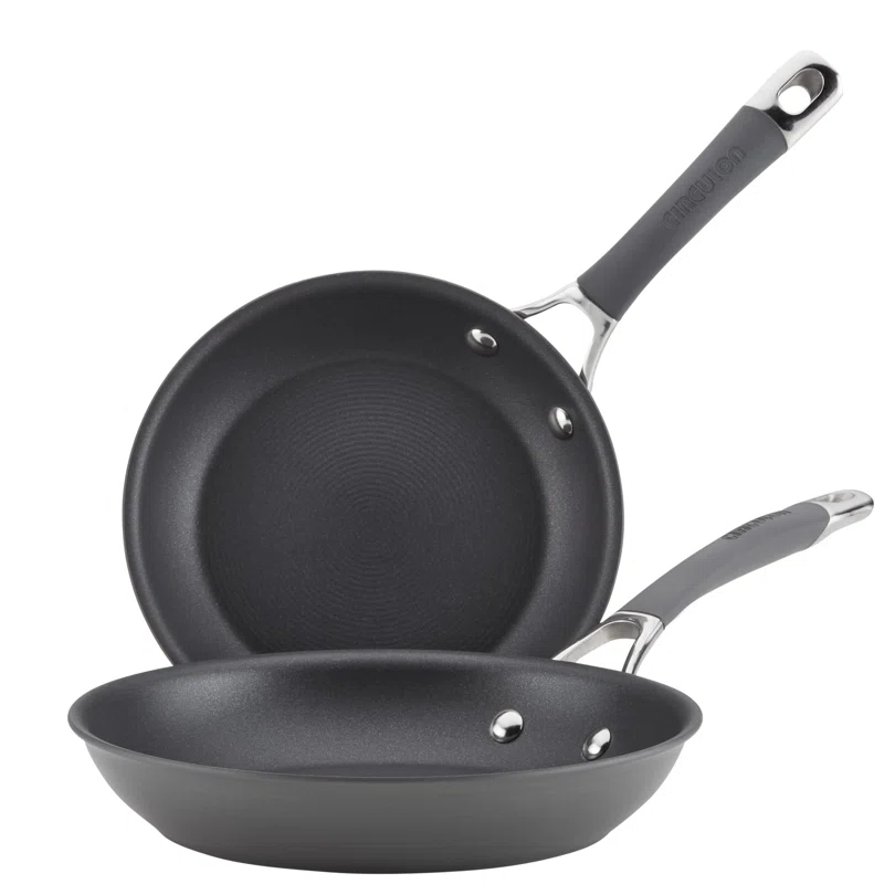 Circulon Circulon Radiance Hard Anodized Nonstick Frying Pans / Skillet Set, 8.5 Inch and 10 Inch