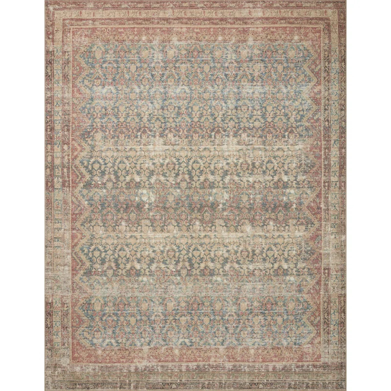 Angela Rose x Loloi Angela Rose x Loloi Aubrey Ocean / Spice Area Rug